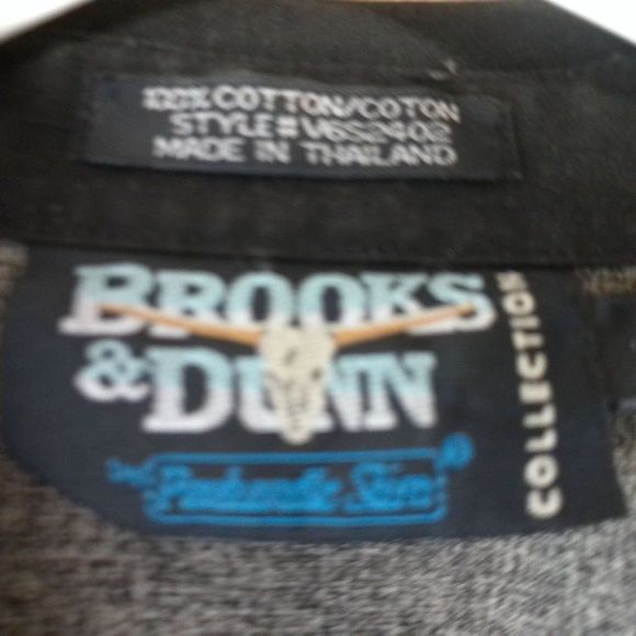 vintage 1990s Brooks and dunn panhandle slim pear snap shirt med used but in goo - Picture 4 of 4